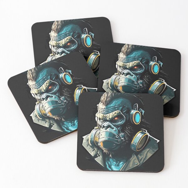 Item preview, Cyber Military Robot Mask Gorilla  designed and sold by BeUniqueCo.