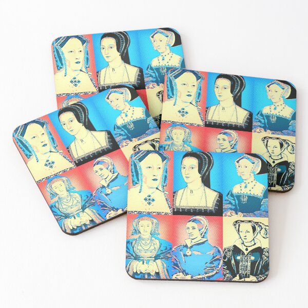 Item preview, The Six Wives of Henry VIII Pop Art Portrait designed and sold by CMooreWorx.