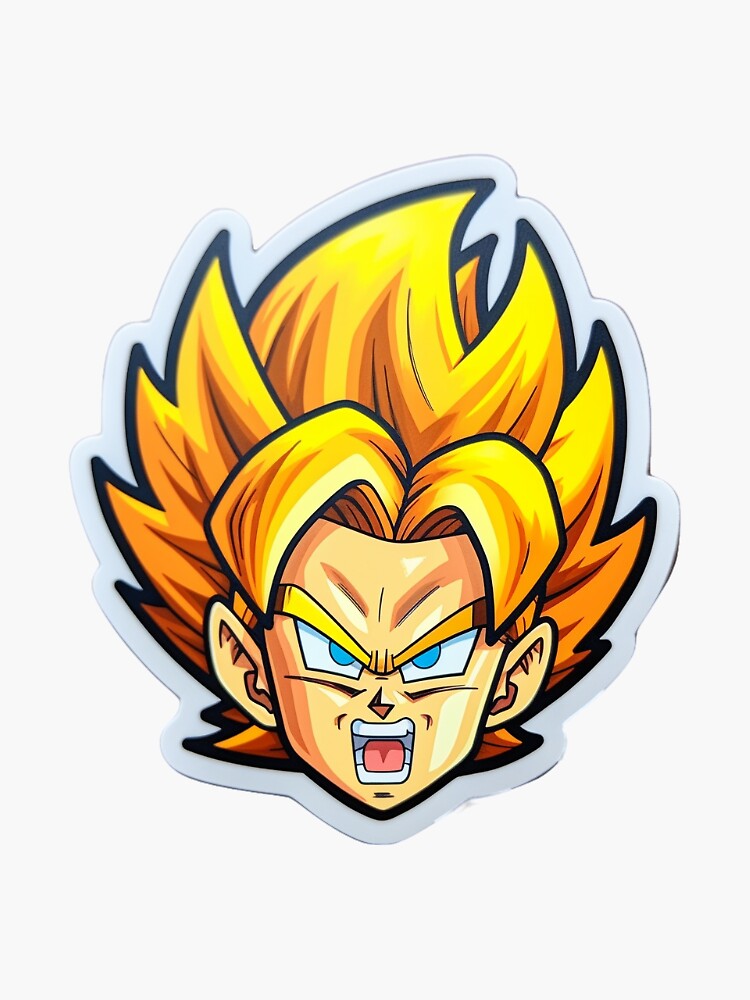 Goku Super Saiyan Sticker - Goku Super saiyan Super sayian