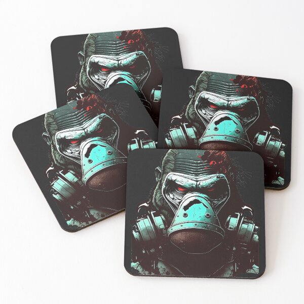 Item preview, Cyber Military Robot Mask Gorilla  designed and sold by BeUniqueCo.