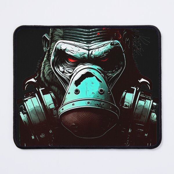Item preview, Cyber Military Robot Mask Gorilla designed and sold by BeUniqueCo.