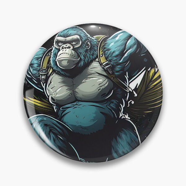 Item preview, Cyber Military Robot Mask Gorilla  designed and sold by BeUniqueCo.