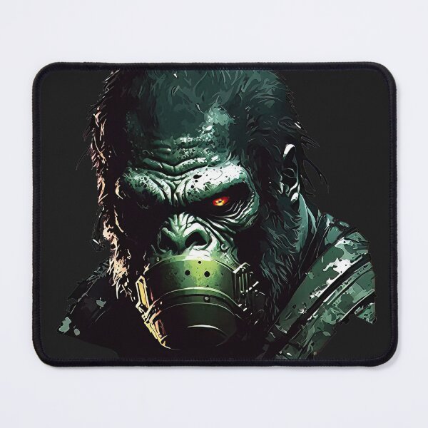 Item preview, Cyber Military Robot Mask Gorilla  designed and sold by BeUniqueCo.