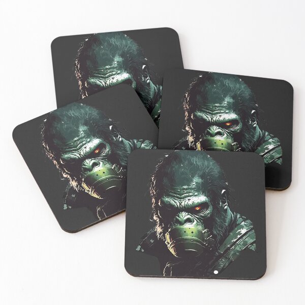 Item preview, Cyber Military Robot Mask Gorilla  designed and sold by BeUniqueCo.