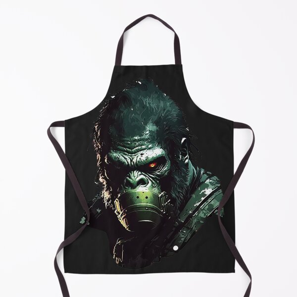 Item preview, Cyber Military Robot Mask Gorilla designed and sold by BeUniqueCo.