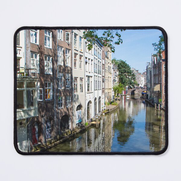 Item preview, Crowded banks on the Old Canal at Utrecht designed and sold by jchanders.