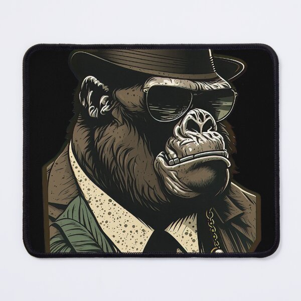 Item preview, Cyber Military Robot Mask Gorilla designed and sold by BeUniqueCo.
