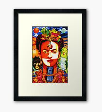Inside the Mind of Frida Kahlo Framed Print