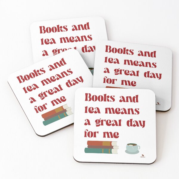 Item preview, Books Tea Great Day for Me Fun Reading Motto designed and sold by mytshirtfort.