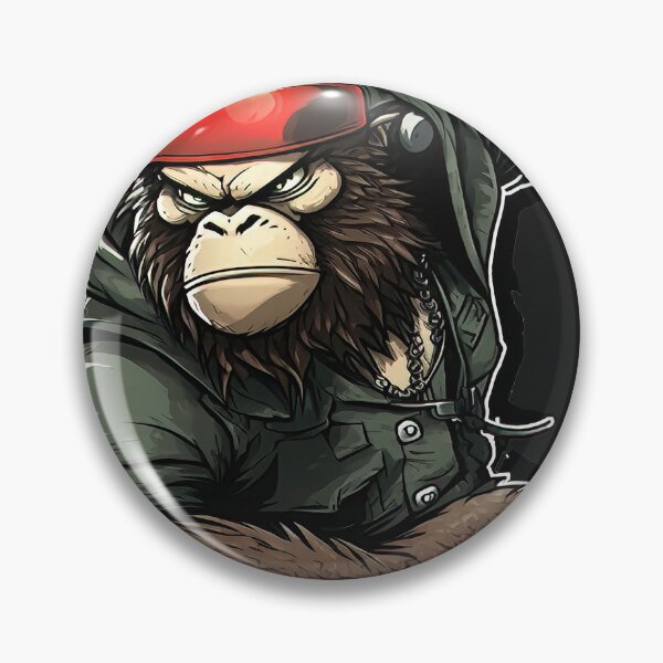 Item preview, Cyber Military Robot Mask Gorilla  designed and sold by BeUniqueCo.