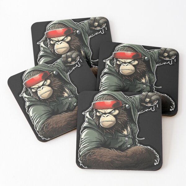 Item preview, Cyber Military Robot Mask Gorilla  designed and sold by BeUniqueCo.