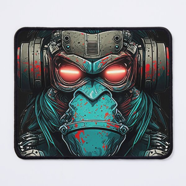 Item preview, Cyber Military Robot Mask Gorilla designed and sold by BeUniqueCo.