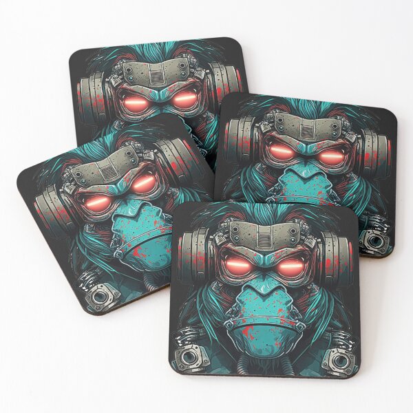Item preview, Cyber Military Robot Mask Gorilla  designed and sold by BeUniqueCo.