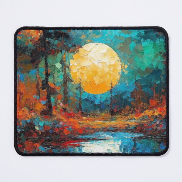 Item preview, Nocturnal Emotion sun: An Abstract Nature Inspired Nightscape designed and sold by Moisky Art.