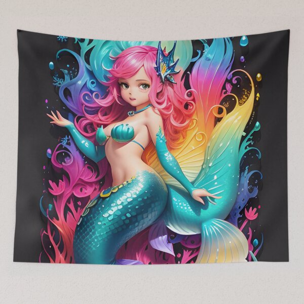 Item preview, beautiful mermaid under the sea designed and sold by DStudioArt.