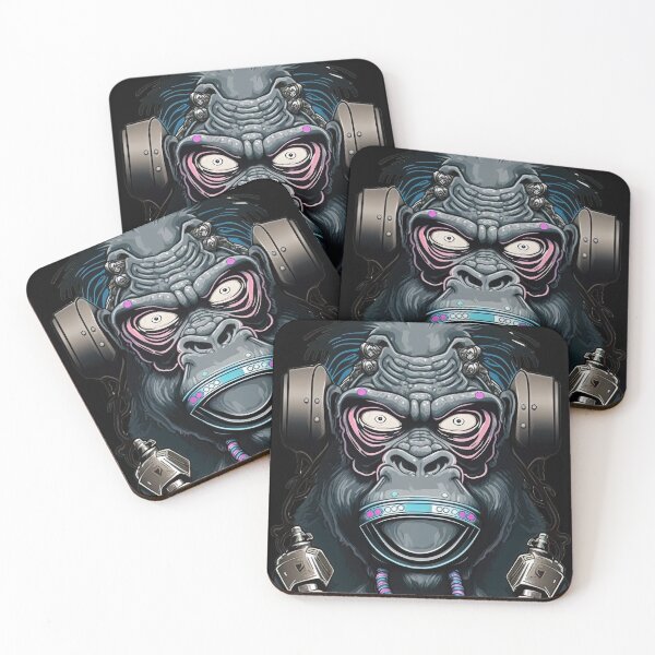 Item preview, Cyber Military Robot Mask Gorilla  designed and sold by BeUniqueCo.