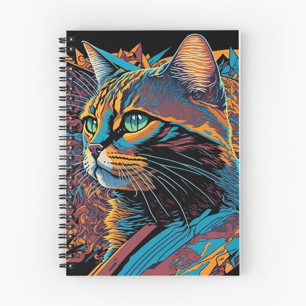 Item preview, Vibrant Cat Graffiti: A Colorful and Captivating Urban Artwork designed and sold by WFTan.
