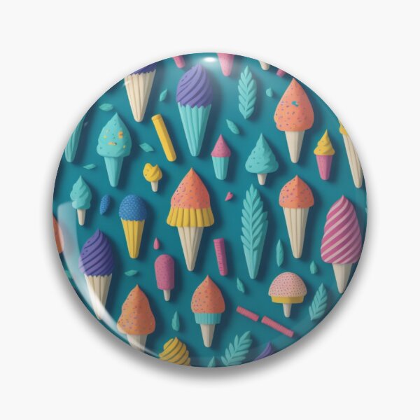 Item preview, Colorful Ice Cream Patterns designed and sold by stylishdzign.