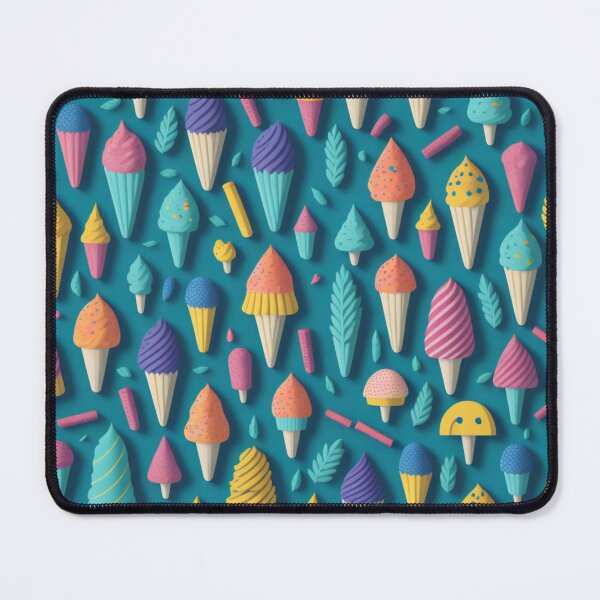 Item preview, Colorful Ice Cream Patterns designed and sold by stylishdzign.