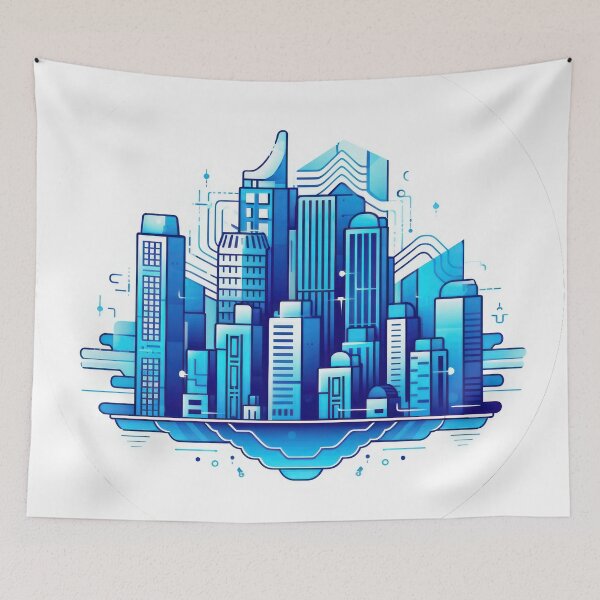 Item preview, Neon City Landscape designed and sold by duke818.