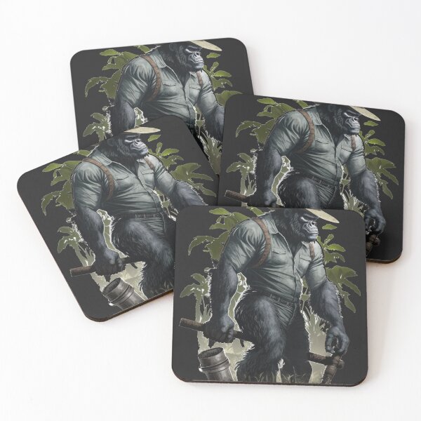 Item preview, Cyber Military Robot Mask Gorilla  designed and sold by BeUniqueCo.