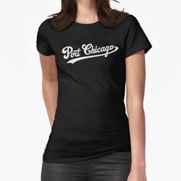 Port Chicago (White) Fitted T-Shirt