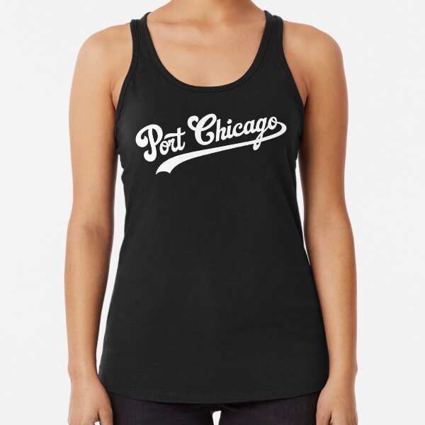 Port Chicago (White) Racerback Tank Top