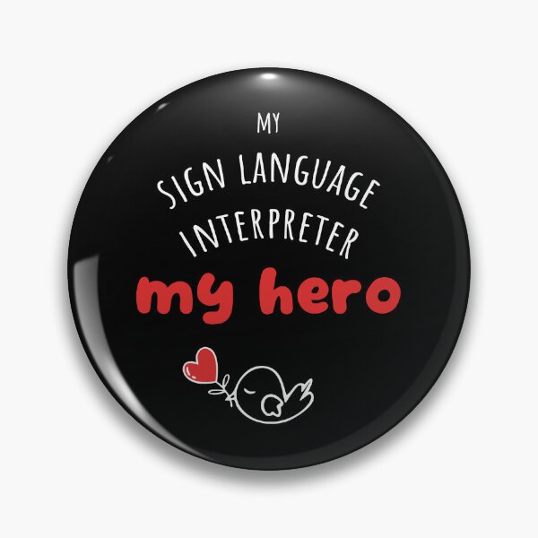 Item preview, My hero Sign Language Interpreter, Sign Language Interpreter gift, Appreciation Gift, Thank you gift designed and sold by MAKEtoFIT.