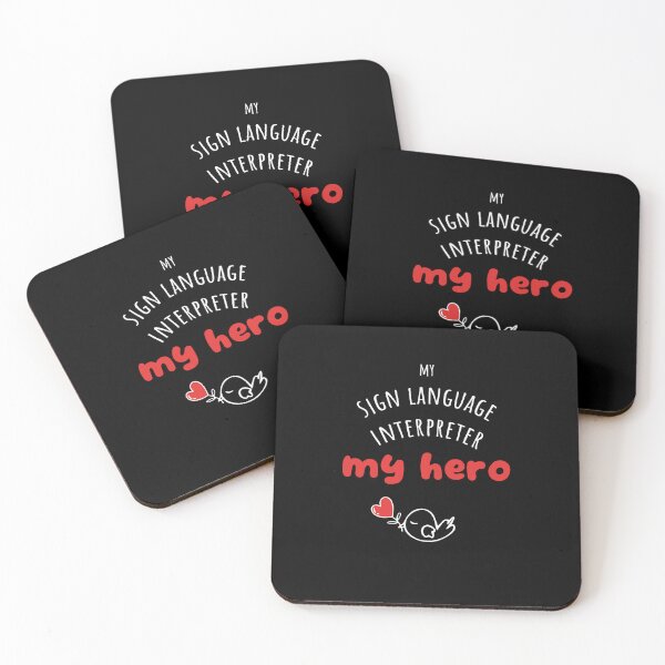 Item preview, My hero Sign Language Interpreter, Sign Language Interpreter gift, Appreciation Gift, Thank you gift designed and sold by MAKEtoFIT.