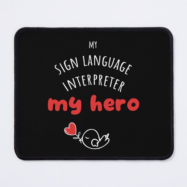 Item preview, My hero Sign Language Interpreter, Sign Language Interpreter gift, Appreciation Gift, Thank you gift designed and sold by MAKEtoFIT.