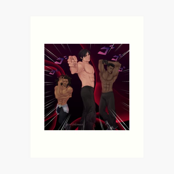 Jojo Menacing (Jojo's Bizarre Adventure) Home Fine Art Print