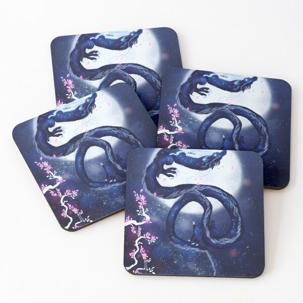 Item preview,  Moon dragon, cherry blossom designed and sold by IcyArtShop.