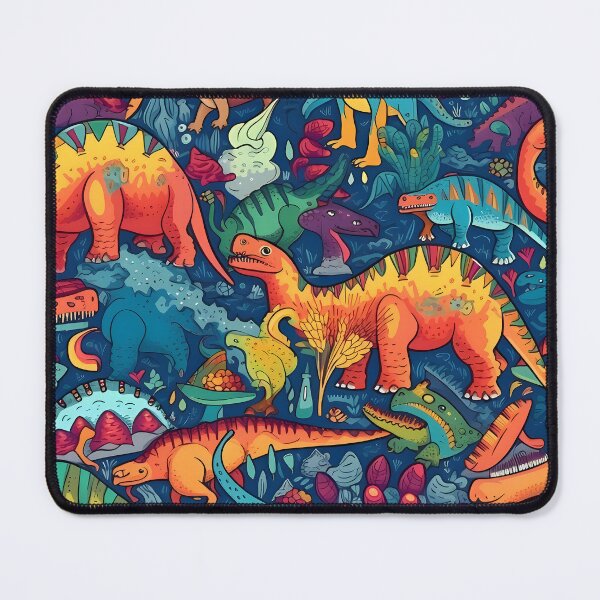 Item preview, patrón de dinosaurio de dibujos animados loco designed and sold by Tamertons.