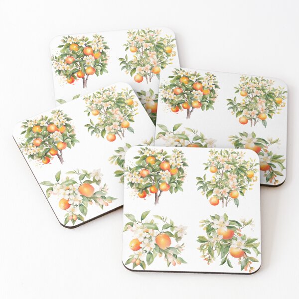 Item preview, Vibrant Citrus Delight: Watercolor Oranges Clipart designed and sold by Neonstar21.