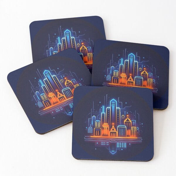 Item preview, Neon City Landscape designed and sold by duke818.