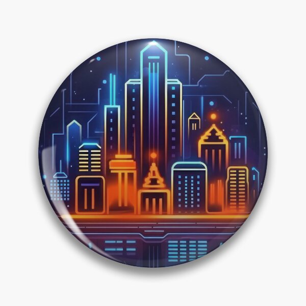 Item preview, Neon City Landscape designed and sold by duke818.