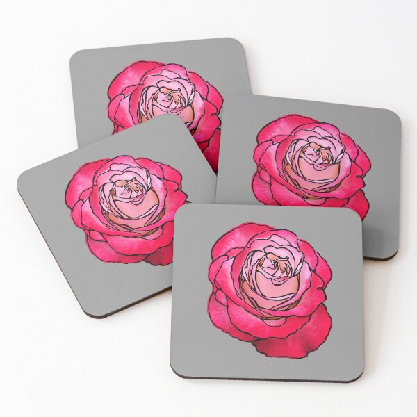 Item preview, Cottage Core, Rose Flower Outline designed and sold by badlydrawnbabe.