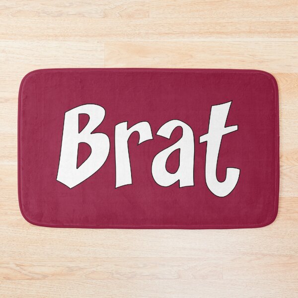 Item preview, Brat - White on Red designed and sold by TeaseMePleaseMe.