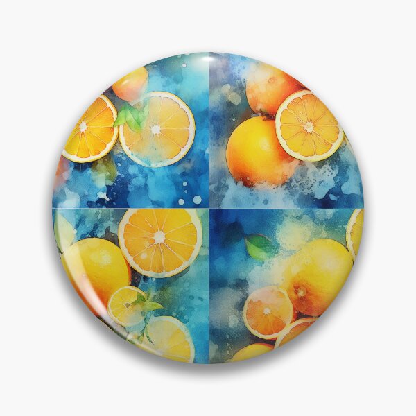 Item preview, Vibrant Citrus Delight: Watercolor Oranges Clipart designed and sold by Neonstar21.