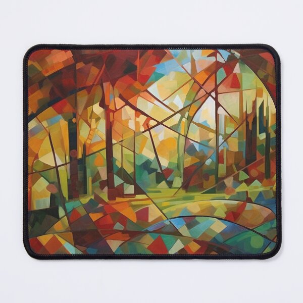 Item preview, Geometric Emotion trees: An Abstract Nature Inspired Composition designed and sold by Moisky Art.