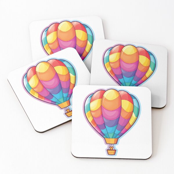 Item preview, Adorable Kawaii Hot Air Balloon | Whimsical Fun designed and sold by PopPopGfx.