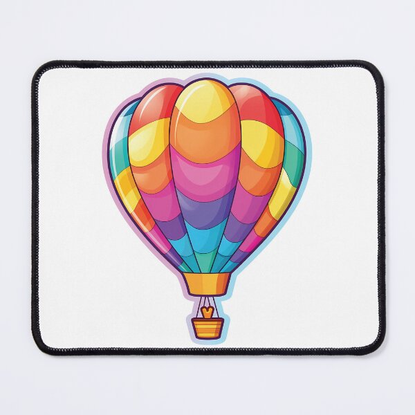 Item preview, Adorable Kawaii Hot Air Balloon | Whimsical Fun designed and sold by PopPopGfx.