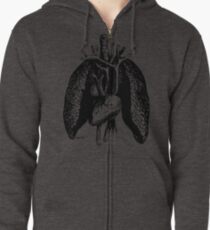 lungs Zipped Hoodie