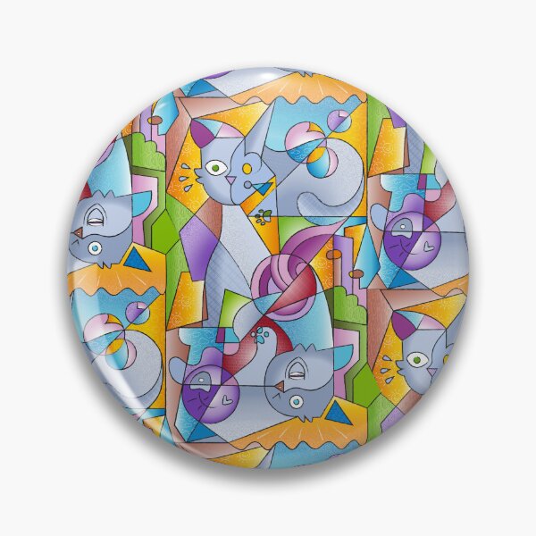 Item preview, Cubist Cats - The Mininos designed and sold by miavaldez.