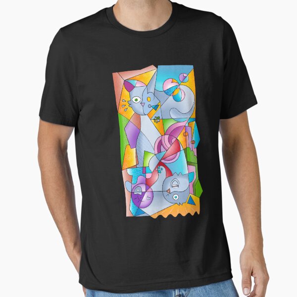 Cubist Cats - The Mininos Essential T-Shirt