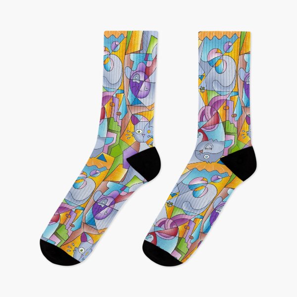 Item preview, Cubist Cats - The Mininos designed and sold by miavaldez.