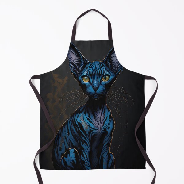 Item preview, Blue sphynx watercolor and alcohol ink style designed and sold by RK - Shop.