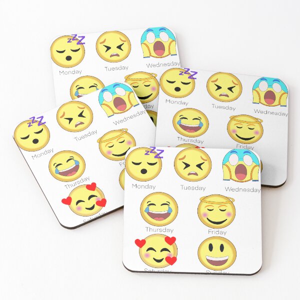 Item preview, Daily moods on a weekly basis designed and sold by Jazpatisserie.