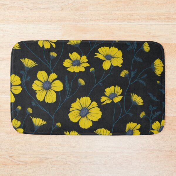 Item preview, Yellow Cosmos Flowers Pattern designed and sold by stylishdzign.