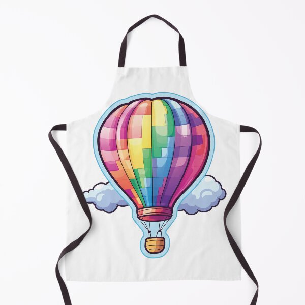 Item preview, Dreamy Kawaii Hot Air Balloon | Cute and Colorful designed and sold by PopPopGfx.